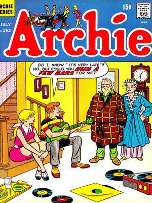 cover image of Archie (1960), Issue 192